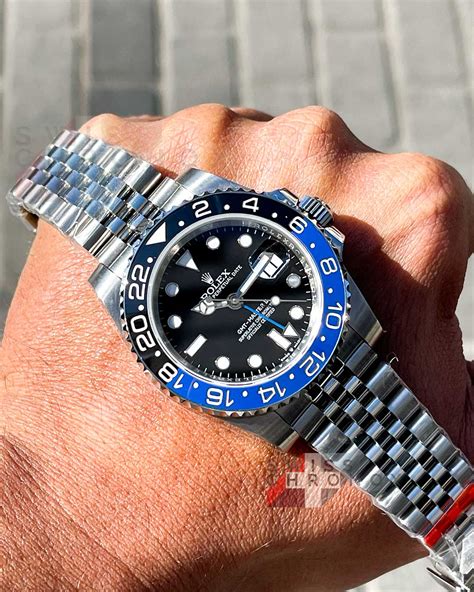 gmt master rolex batman|Rolex gmt Batman jubilee.